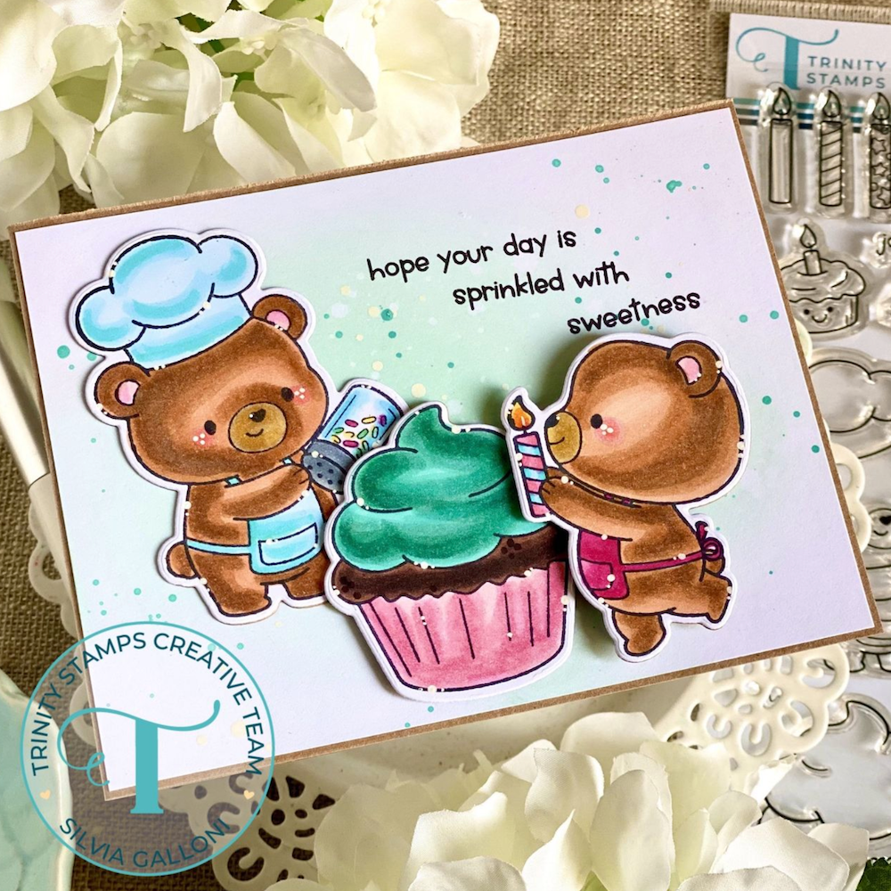 Trinity Stamps Just Add Sprinkles Clear Stamp Set 260612-tps sweetness