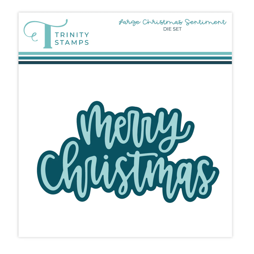 Trinity Stamps Large Christmas Sentiment Die Set tmd-368