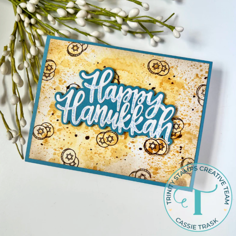 Trinity Stamps Large Hanukkah Sentiment Die Set tmd-367 star