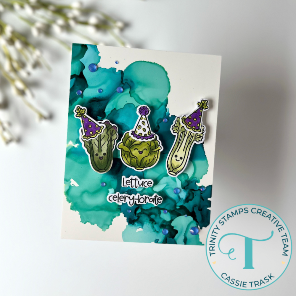 Trinity Stamps Lettuce Celery-brate Clear Stamp Set 260629-tps lettuce
