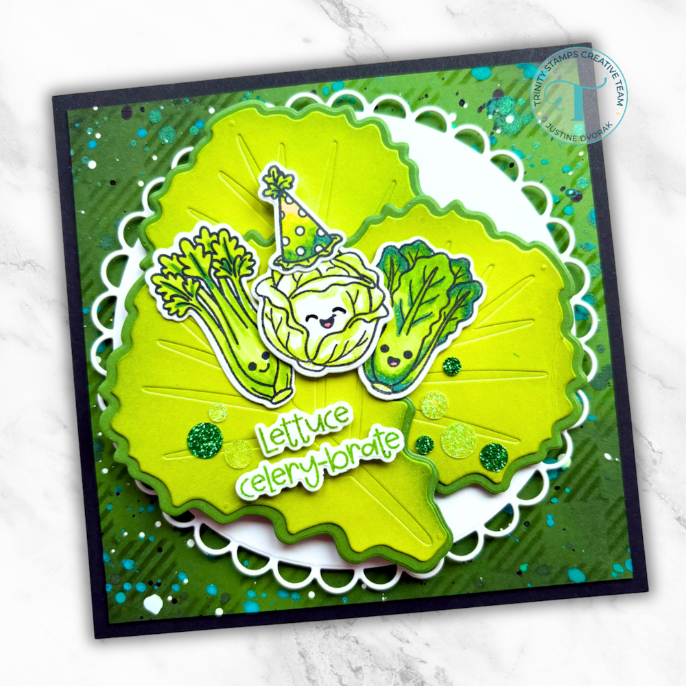 Trinity Stamps Lettuce Celery-brate Die Set 260629-tcd lettuce