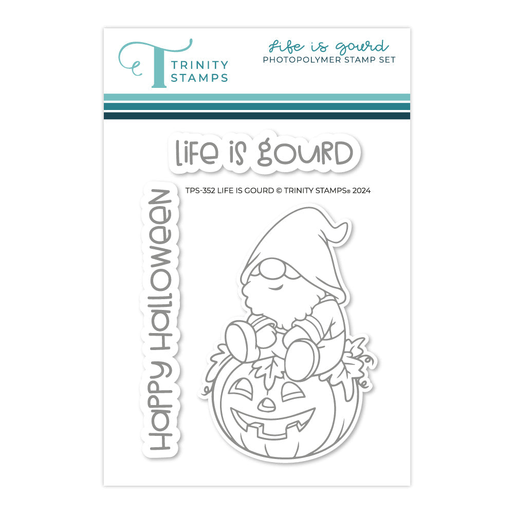 Trinity Stamps Life is Gourd Stamp and Die Bundle