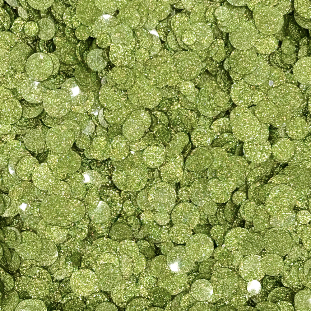 Trinity Stamps Lime Sparkle Spots Flat Confetti Embellishment Mix emb-0240 product