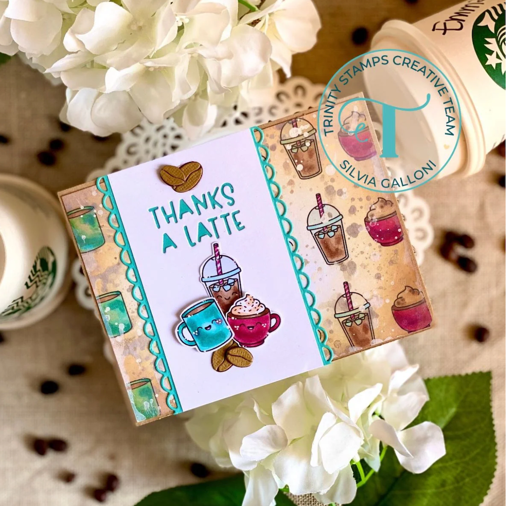 Trinity Stamps Little Latte Clear Stamp Set 260813-tps latte