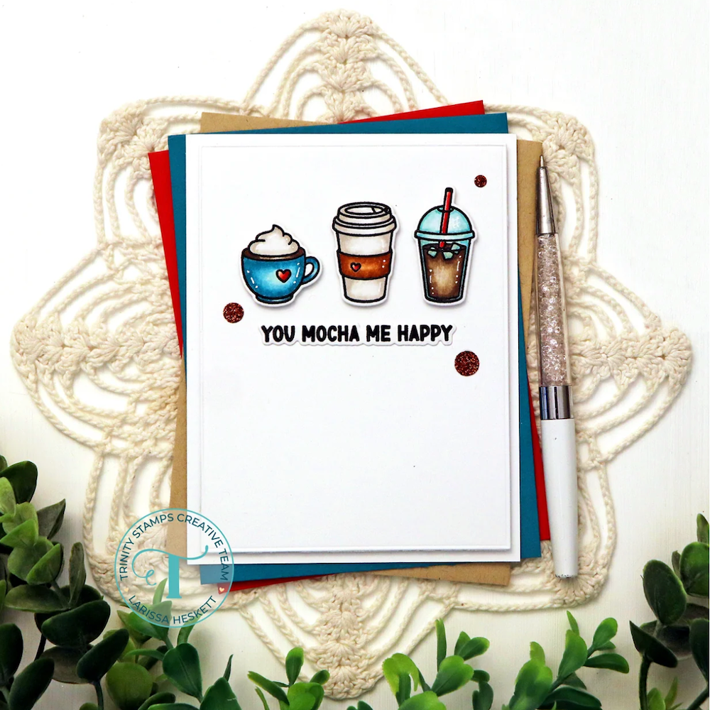 Trinity Stamps Little Latte Clear Stamp Set 260813-tps mocha
