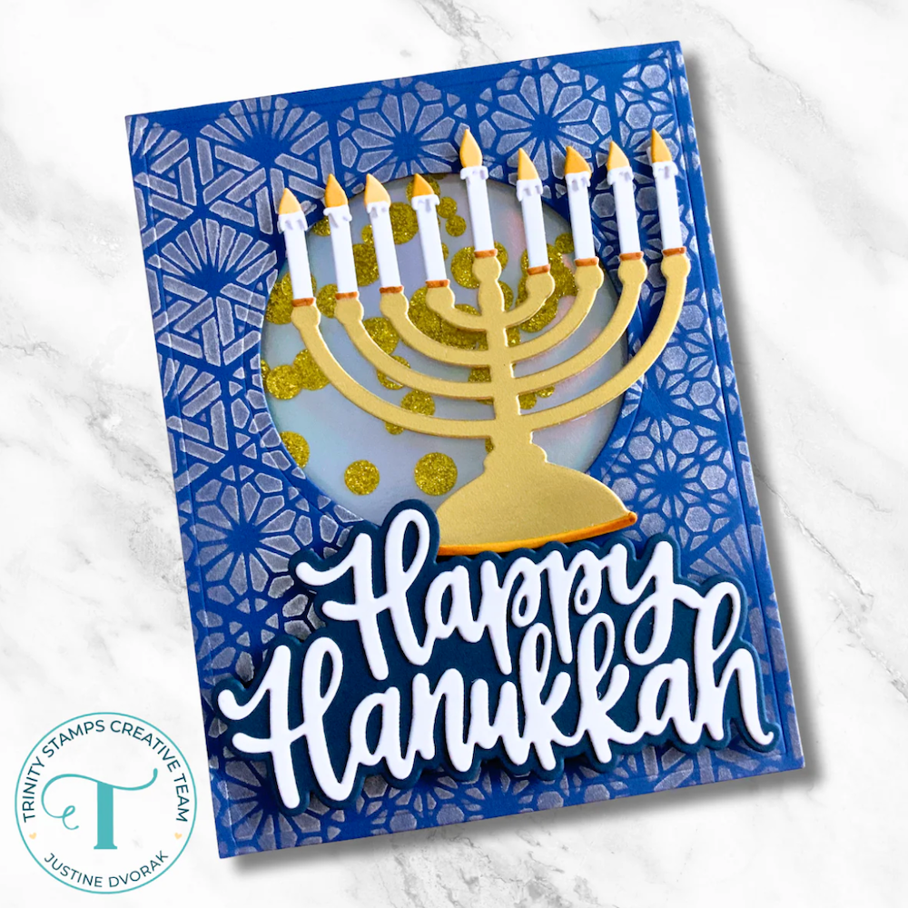 Trinity Stamps Little Menorah Die Set tmd-361 happy