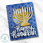 Trinity Stamps Little Menorah Die Set tmd-361 happy