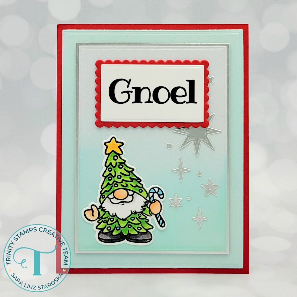Trinity Stamps Little Tree Gnome Clear Stamp and Die Set tps-359 gnoel