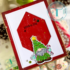 Trinity Stamps Little Tree Gnome Clear Stamp and Die Set tps-359 love