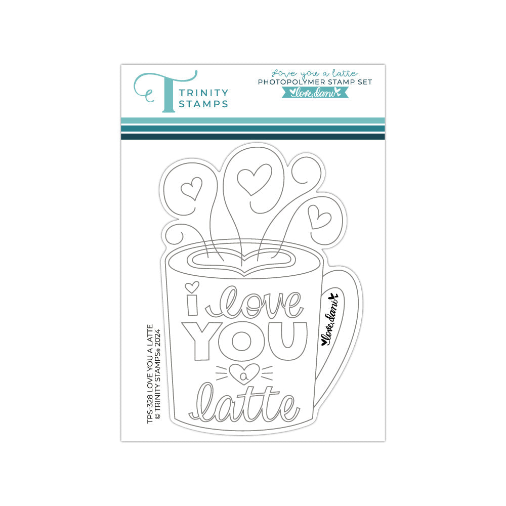Trinity Stamps Love You A Latte Stamp and Die Bundle