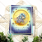 Trinity Stamps Milky Way Clear Stamp Set tps-370 moon