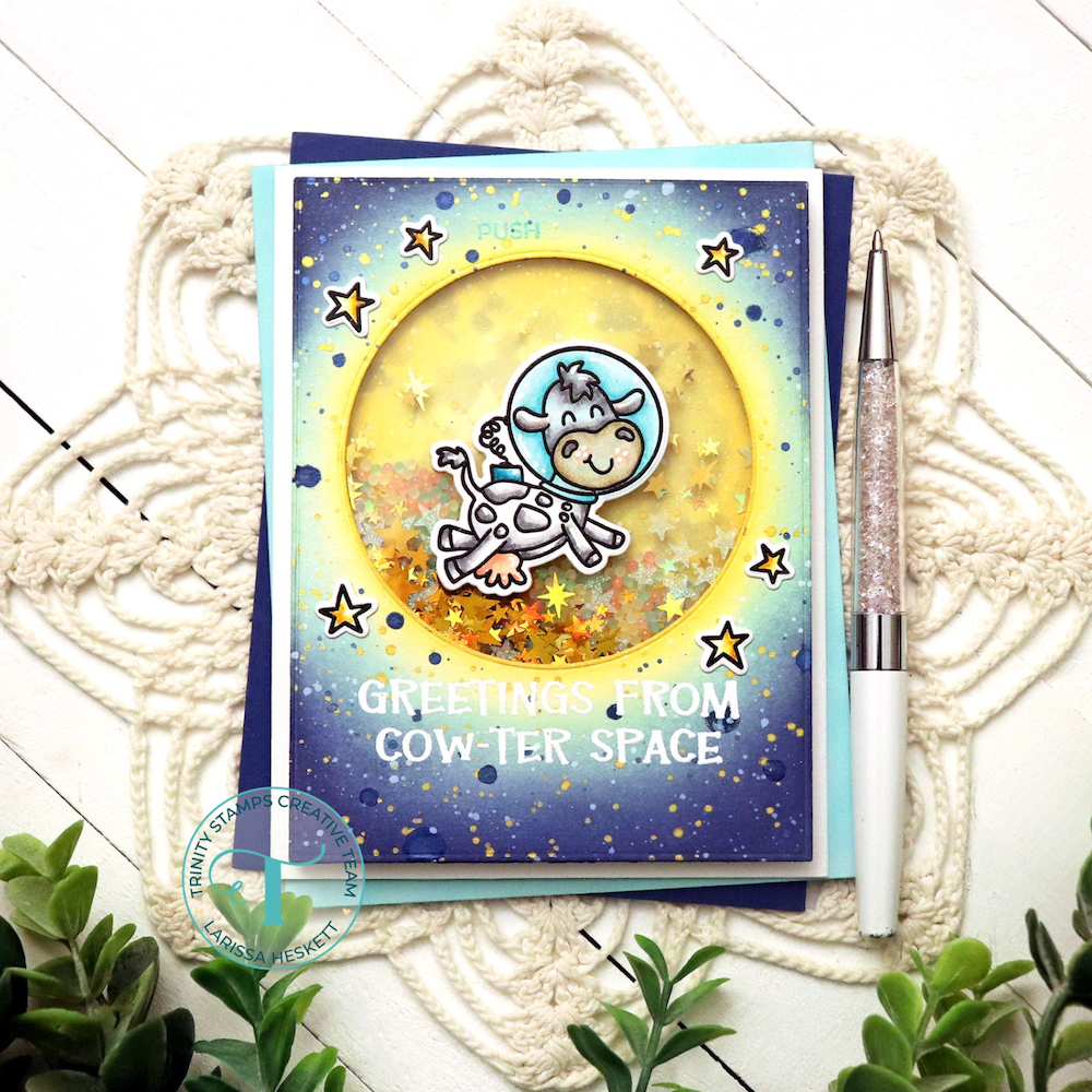 Trinity Stamps Milky Way Clear Stamp Set tps-370 moon