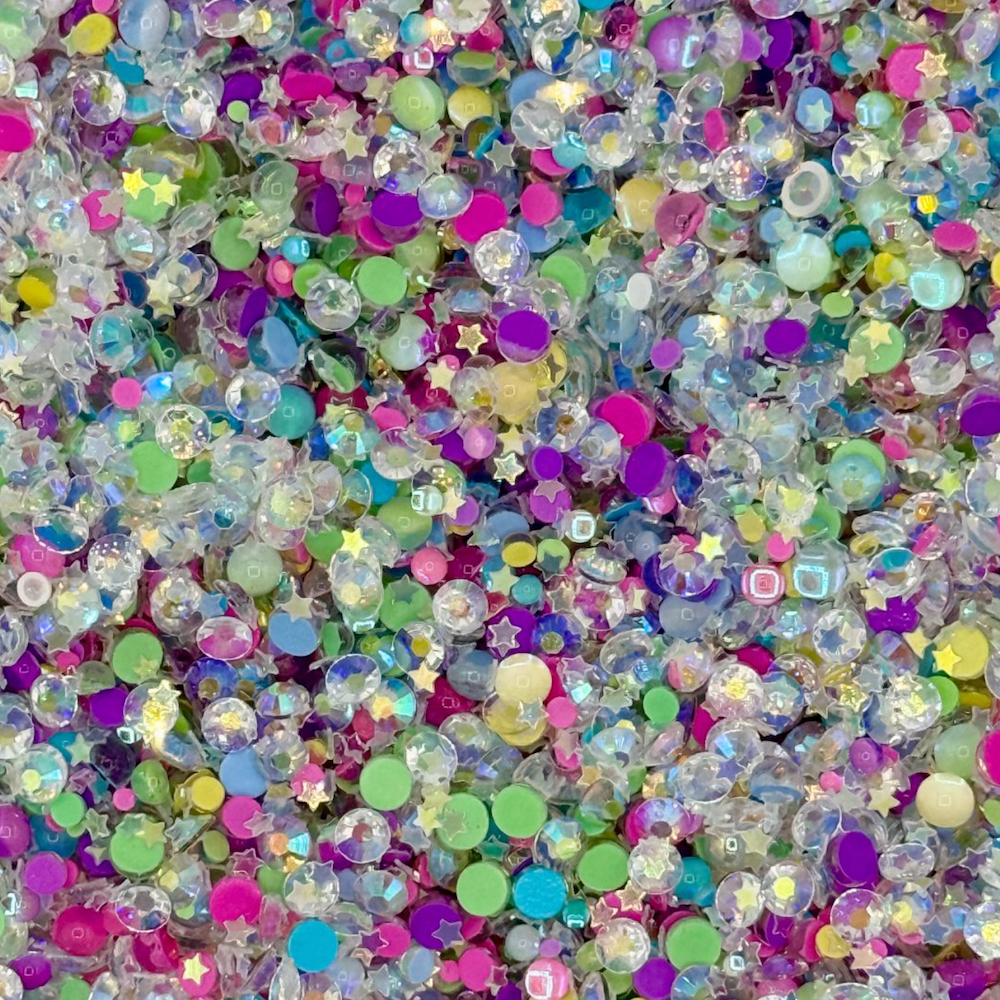 Trinity Stamps Multicolor Metorite Embellishment Mix emb-0309 colors