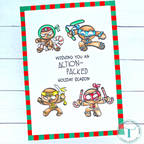 Trinity Stamps Ninja Bread Man Die Set tmd-c355 action
