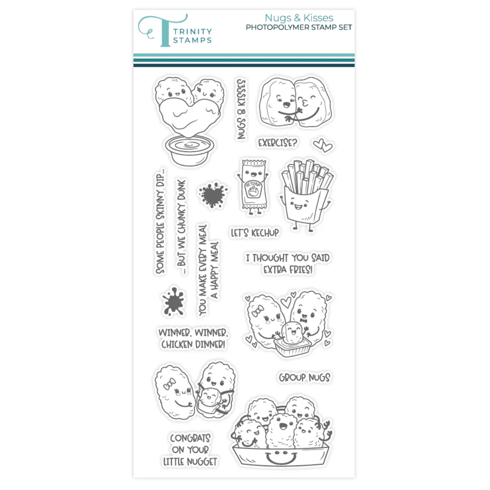 Trinity Stamps Nugs & Kisses Clear Stamp Set 260106-tps