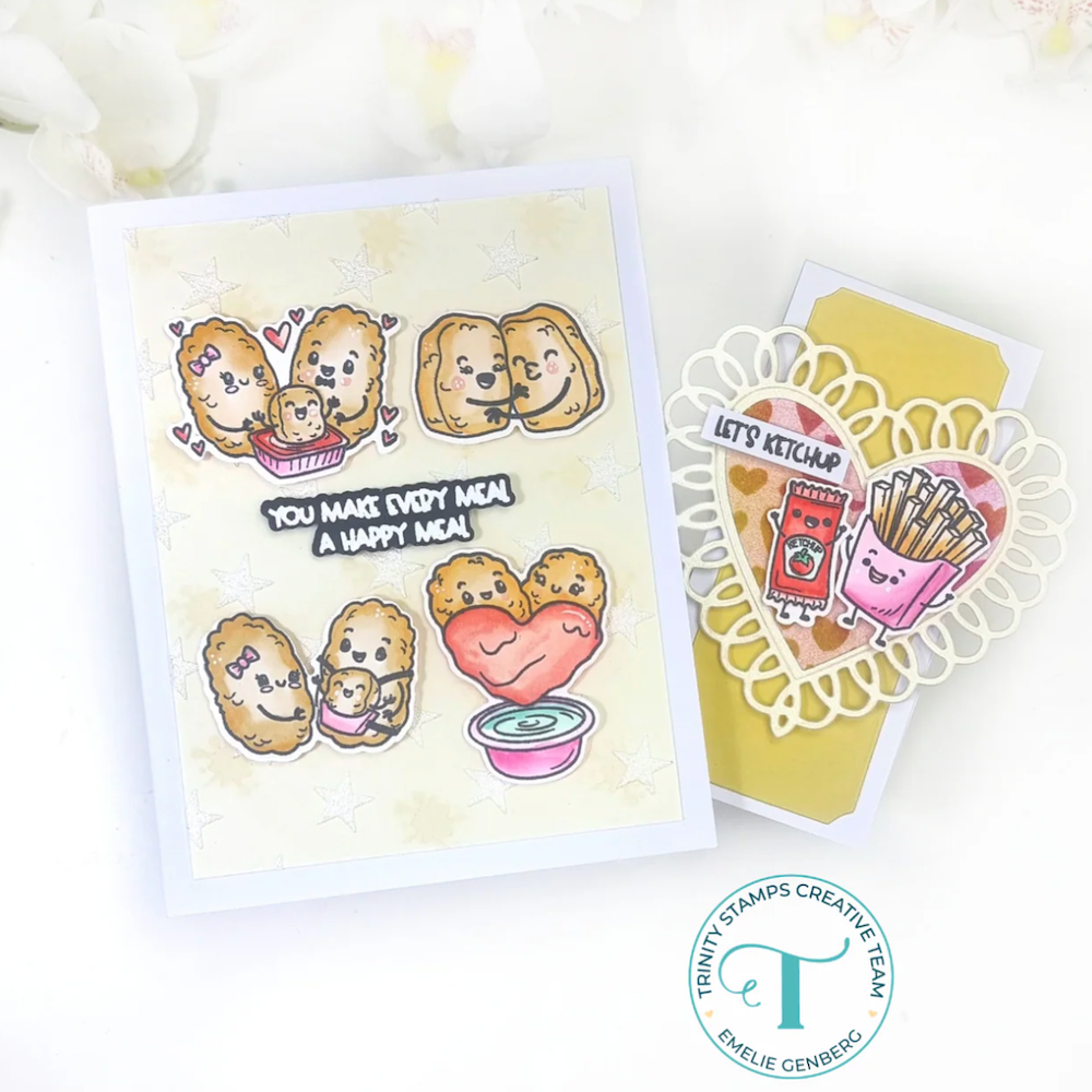Trinity Stamps Nugs & Kisses Die Set 260106-tcd ketchup