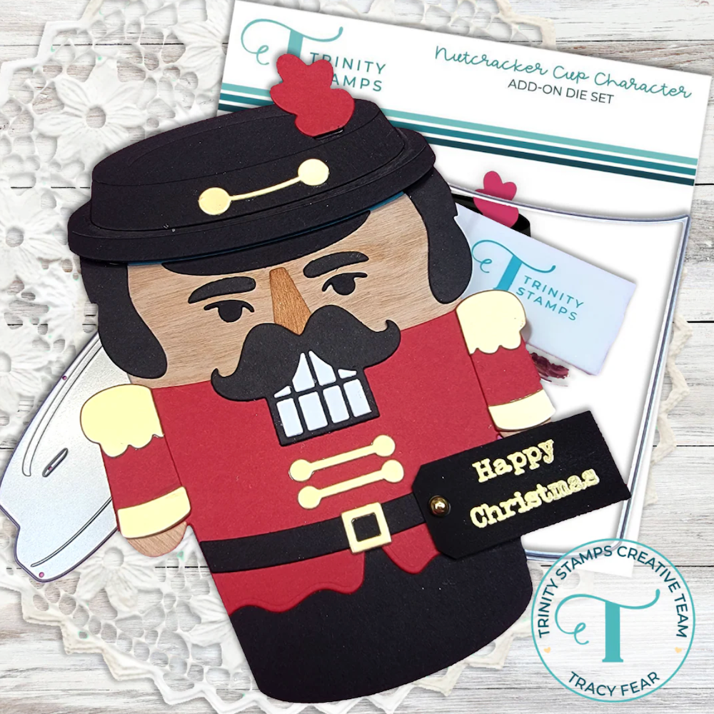 Trinity Stamps Nutcracker Cup Character Add-On Die Set tmd-359 red