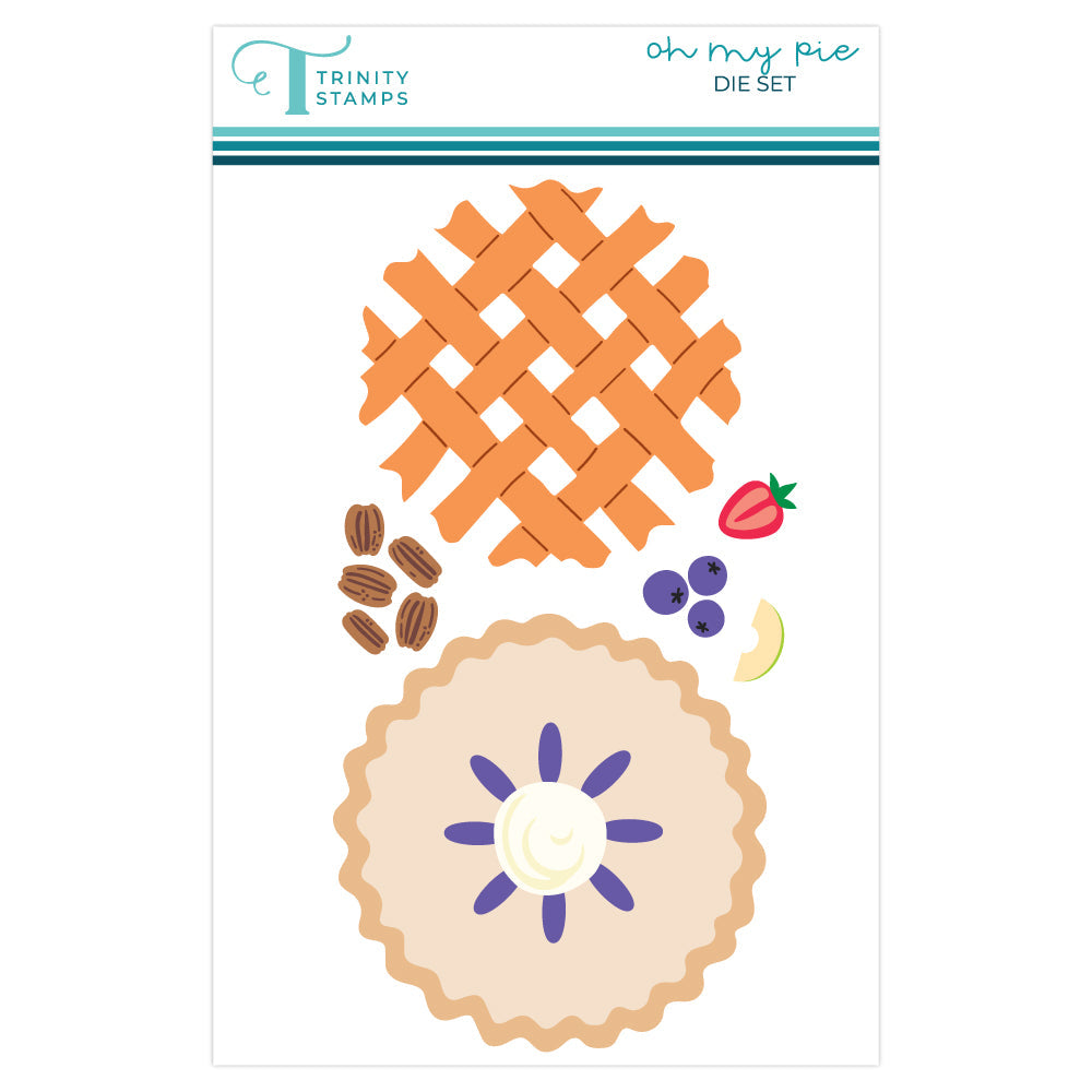 Trinity Stamps Oh My Pie Circle Card Add-On Die Set tmd-319