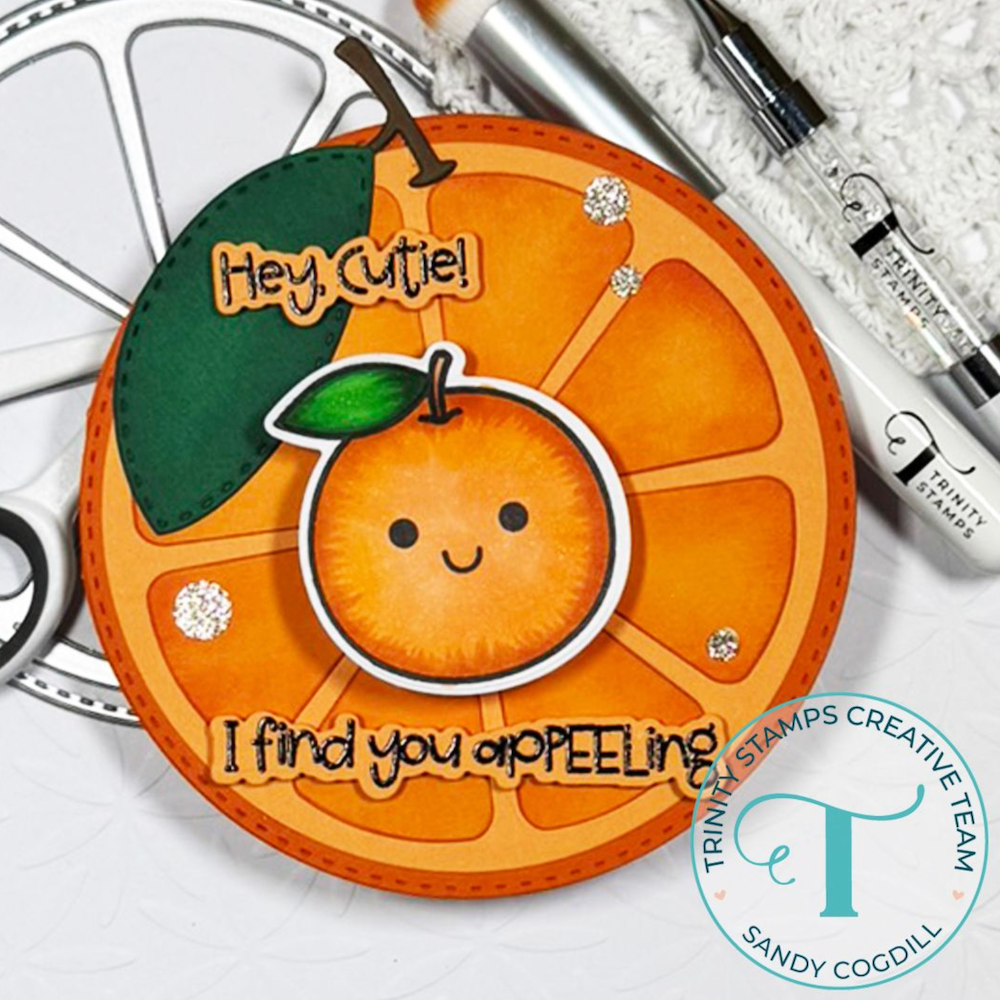 Trinity Stamps Orange You Glad Die Set 260610-tmd peel