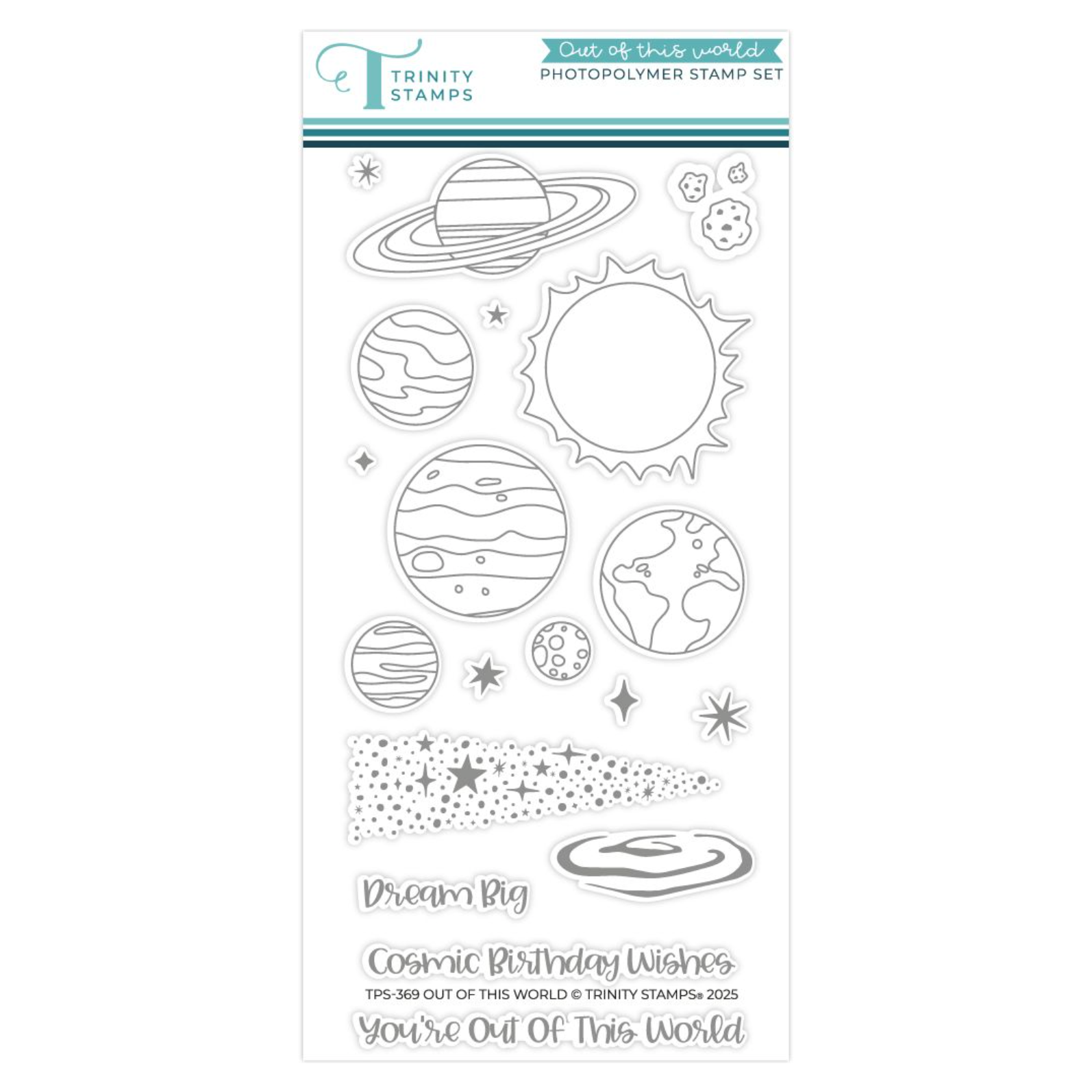 Trinity Stamps Out Of This World Clear Stamp Set tps-369