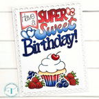 Trinity Stamps Pantry Box Greetings Clear Stamp Set 260627-tps cupcake