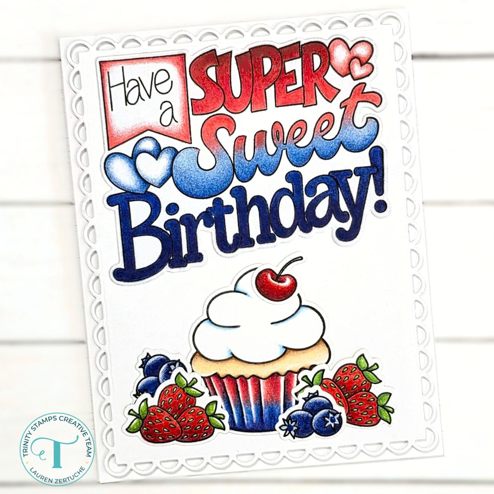 Trinity Stamps Pantry Box Greetings Clear Stamp Set 260627-tps cupcake