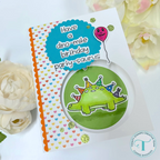Trinity Stamps Partysaurus Die Set tmd-c365 balloon