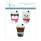 Trinity Stamps Polar Pals Cup Character Add-On Die Set tmd-360