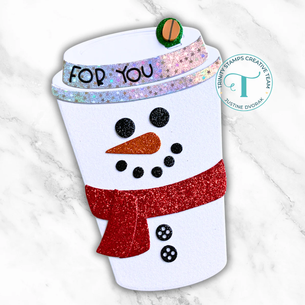 Trinity Stamps Polar Pals Cup Character Add-On Die Set tmd-360 snowman