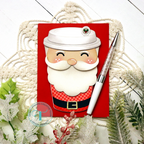 Trinity Stamps Santa Cup Character Add-On Die Set tmd-357 red