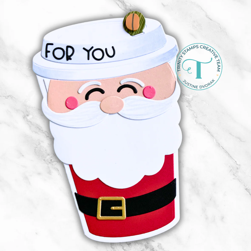 Trinity Stamps Santa Cup Character Add-On Die Set tmd-357 you