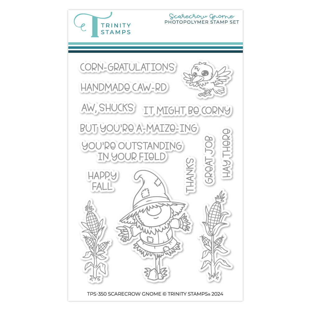 Trinity Stamps Scarecrow Gnome Stamp and Die Bundle