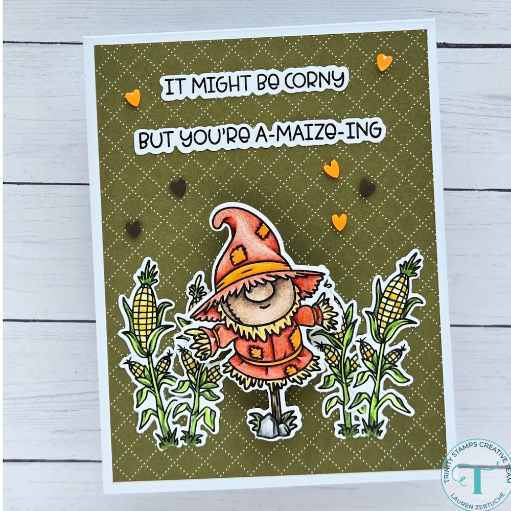 Trinity Stamps Scarecrow Gnome Die Set tmd-c350 corn