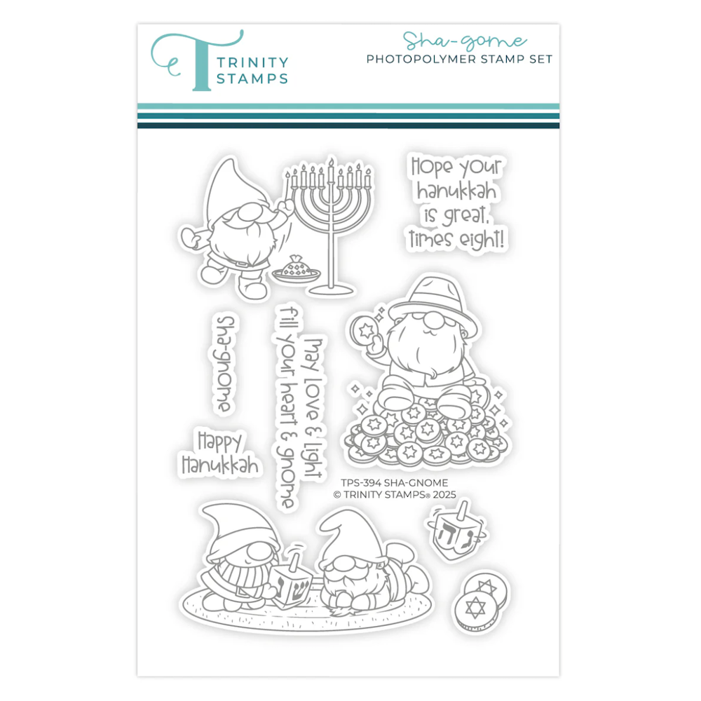 Trinity Stamps Sha-Gnome Clear Stamp Set tps-394