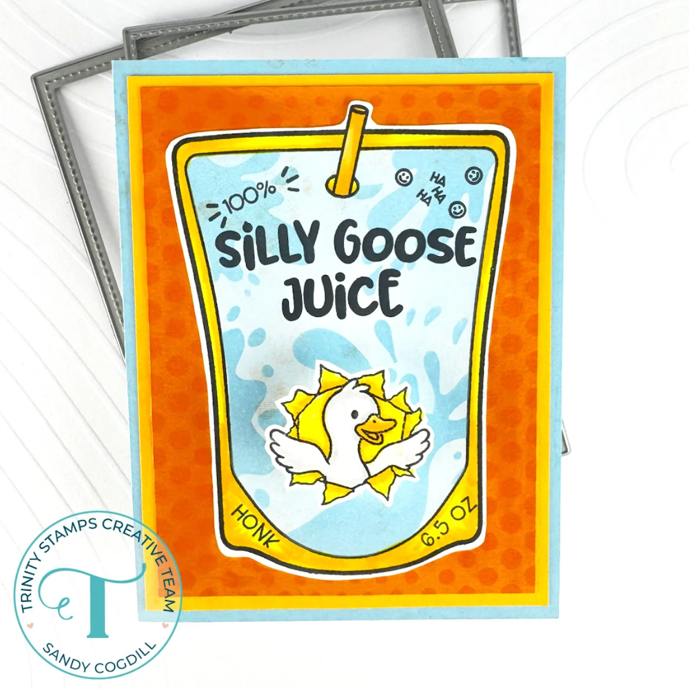 Trinity Stamps Silly Goose Juice Clear Stamp Set 260807-tps honk