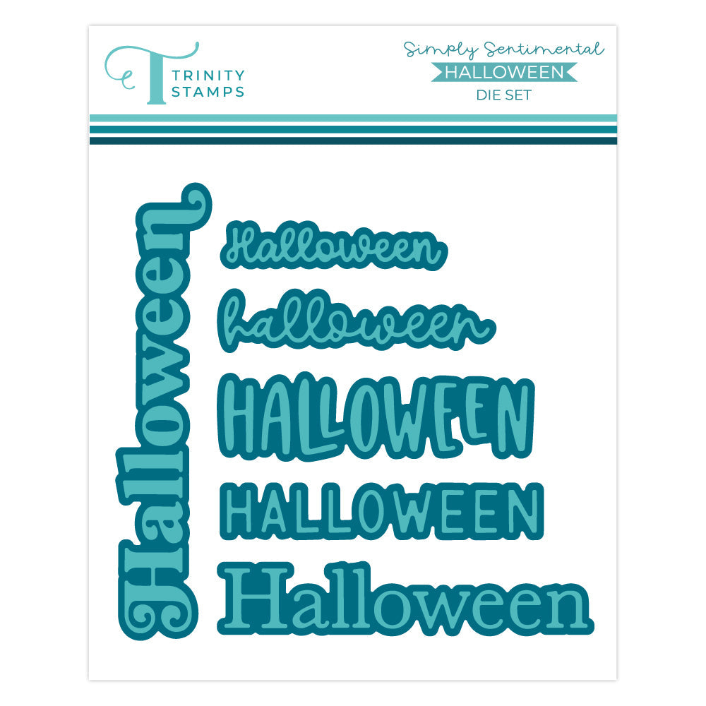 Trinity Stamps Simply Sentimental Halloween Die Set tmd-c347