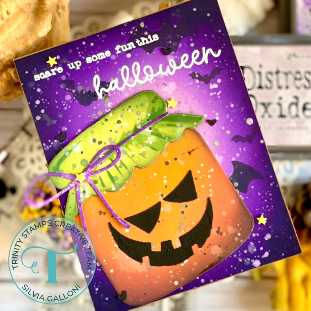 Trinity Stamps Simply Sentimental Halloween Die Set tmd-c347 pumpkin