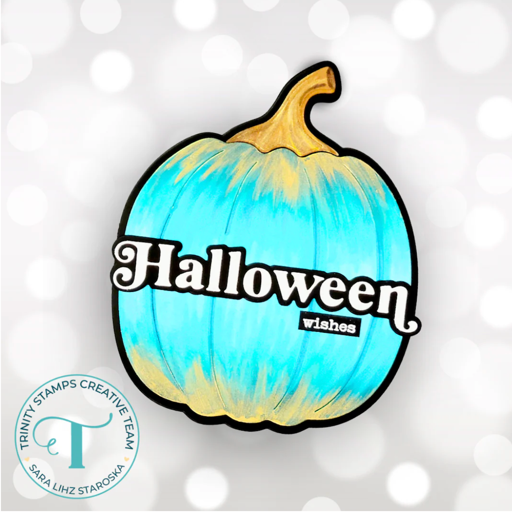 Trinity Stamps Simply Sentimental Halloween Die Set tmd-c347 teal