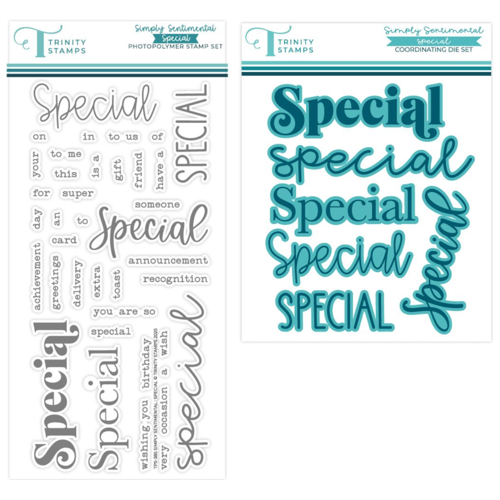 Trinity Stamps Simply Sentimental Special Stamp and Die Bundle