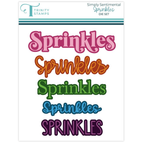 Trinity Stamps Simply Sentimental Sprinkles Die Set 260618-tcd