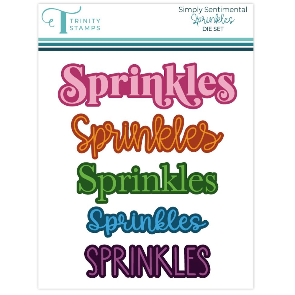 Trinity Stamps Simply Sentimental Sprinkles Die Set 260618-tcd