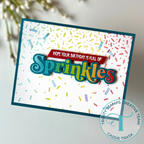 Trinity Stamps Simply Sentimental Sprinkles Die Set 260618-tcd color