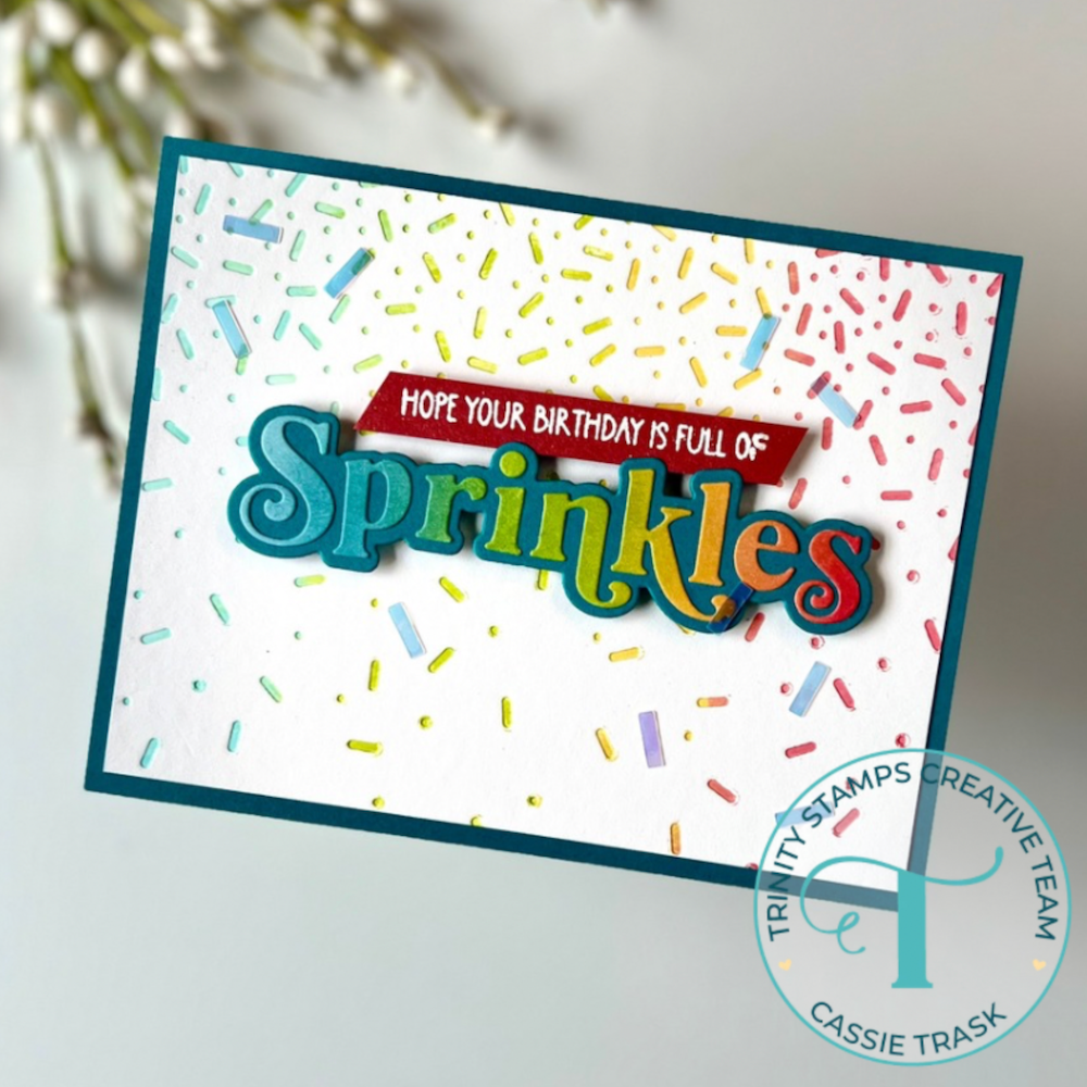 Trinity Stamps Simply Sentimental Sprinkles Die Set 260618-tcd color