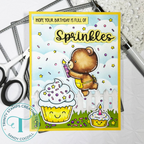 Trinity Stamps Simply Sentimental Sprinkles Die Set 260618-tcd cupcake