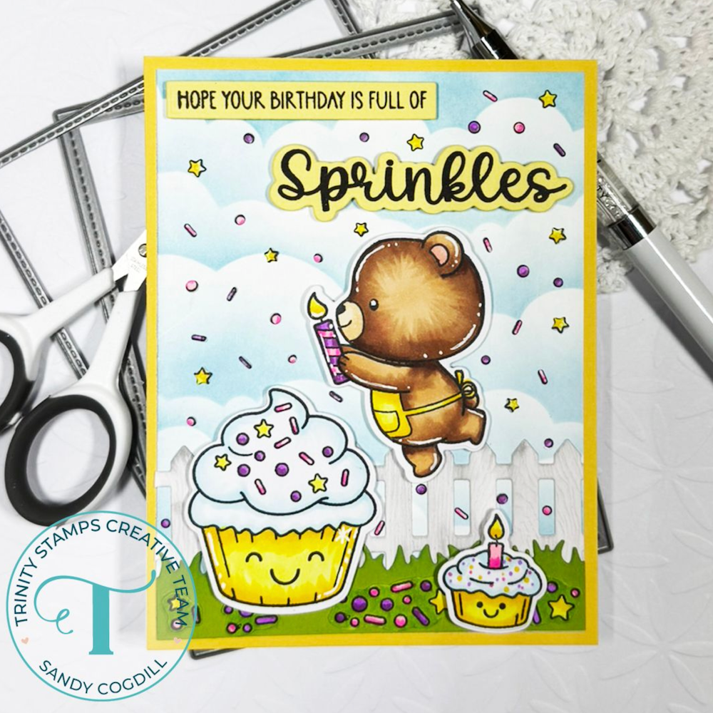 Trinity Stamps Simply Sentimental Sprinkles Die Set 260618-tcd cupcake
