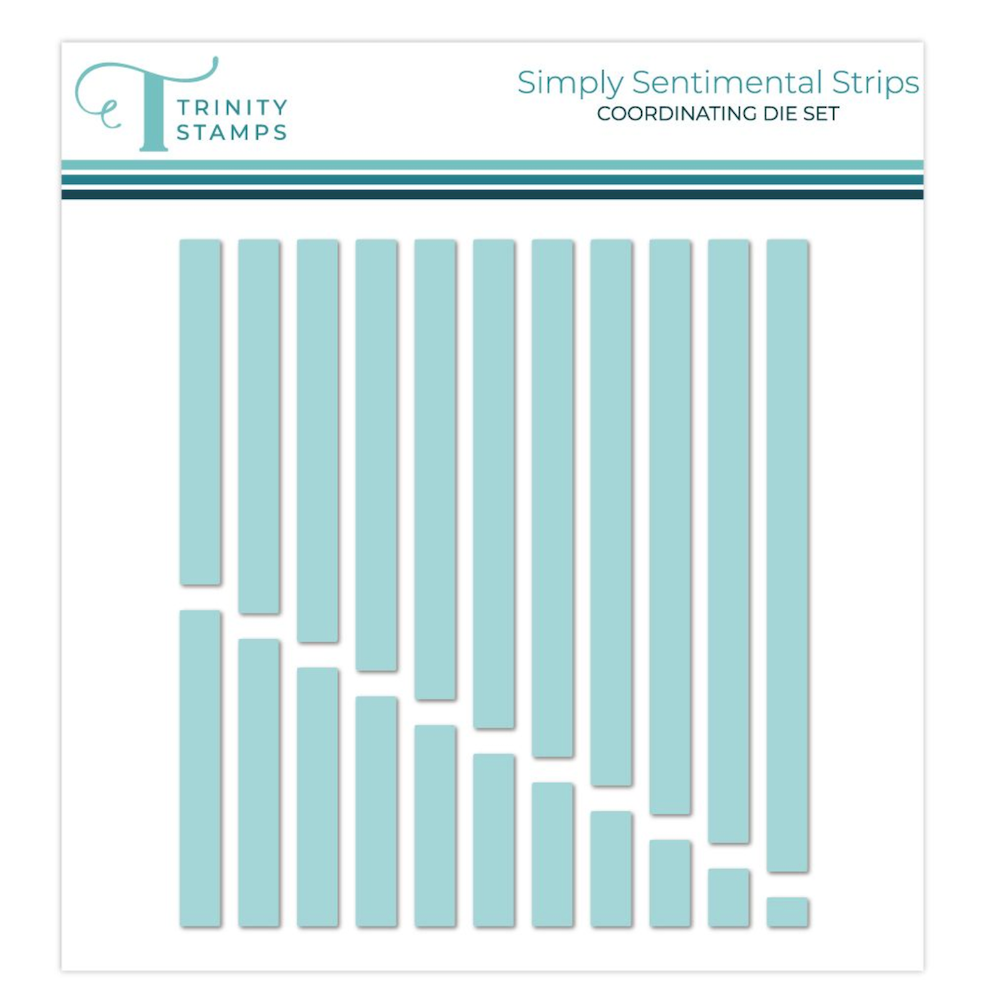 Trinity Stamps Simply Sentimental Strips Die Set 260620-tmd