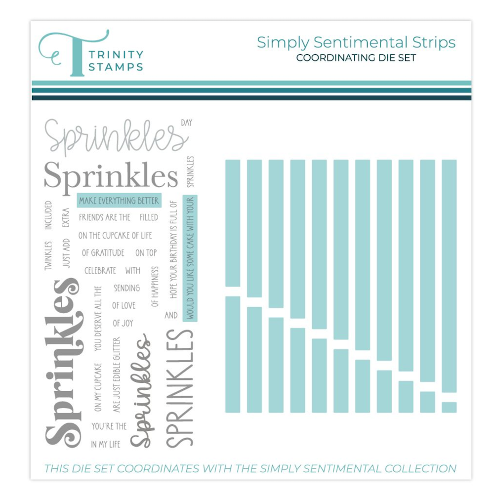 Trinity Stamps Simply Sentimental Strips Die Set 260620-tmd main