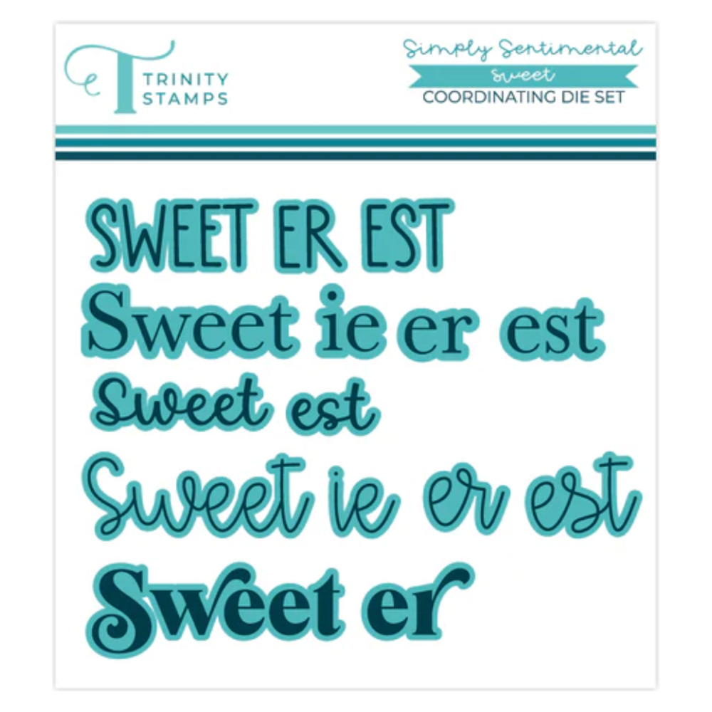 Trinity Stamps Simply Sentimental Sweet Die Set tmd-c38