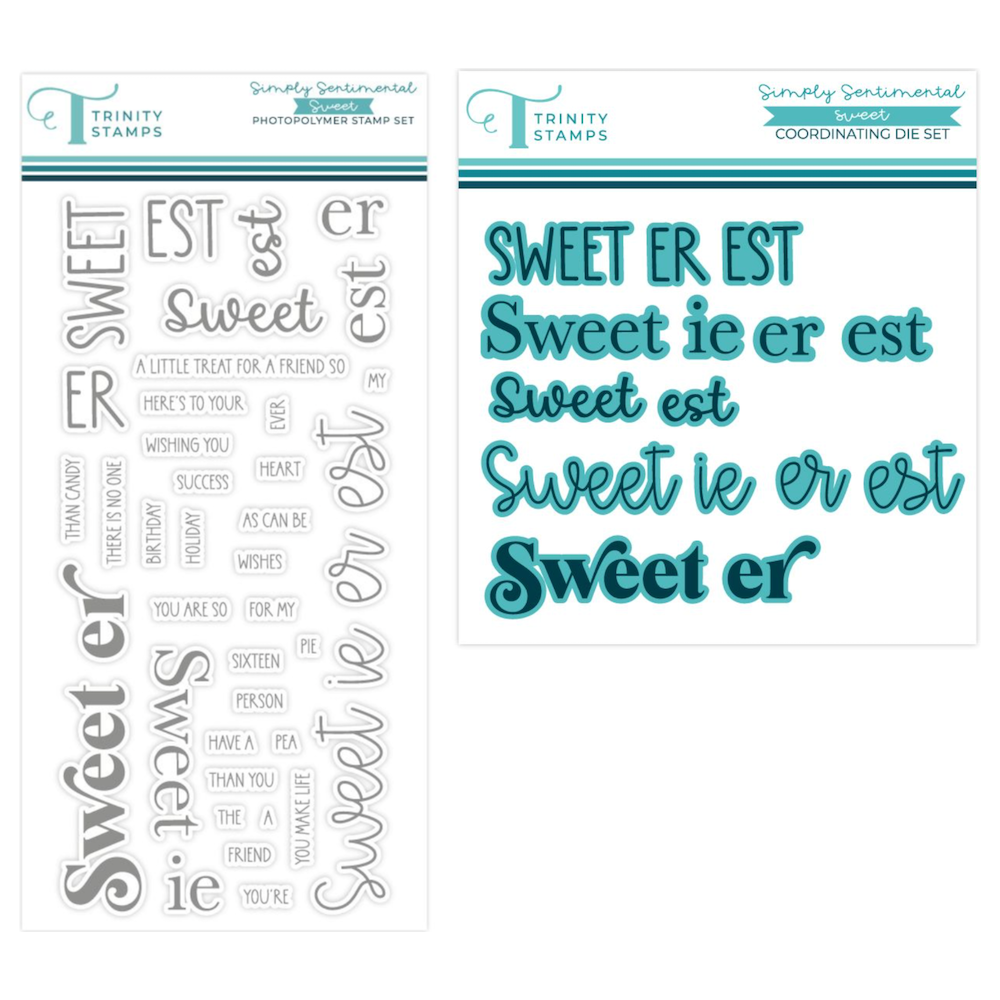 Trinity Stamps Simply Sentimental Sweet Stamp and Die Bundle