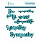 Trinity Stamps Simply Sentimental Sympathy Die Set tmd-c378